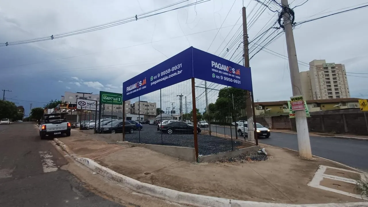 Fachada real da unidade Pagamos Já Cuiabá